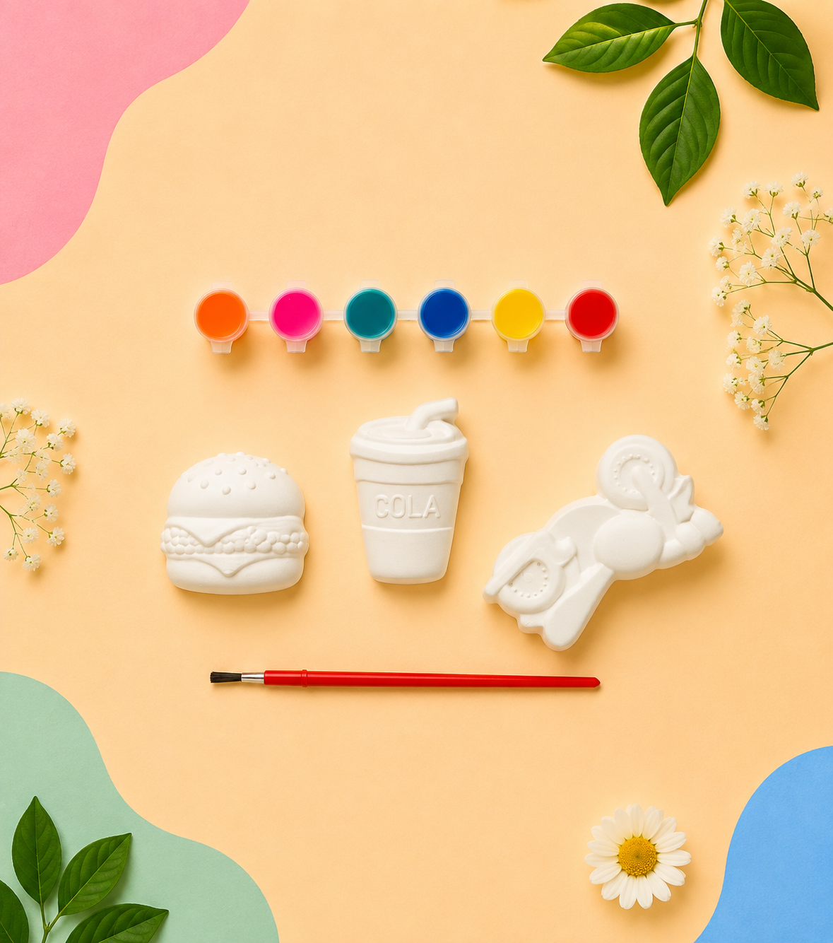 Kids DIY Food Painting Kit Paint & Create