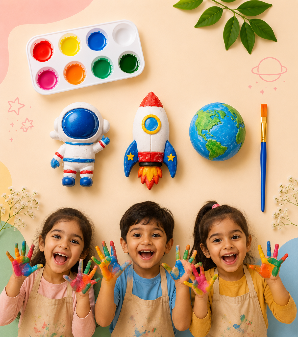 Astronaut Paint Kit for Kids