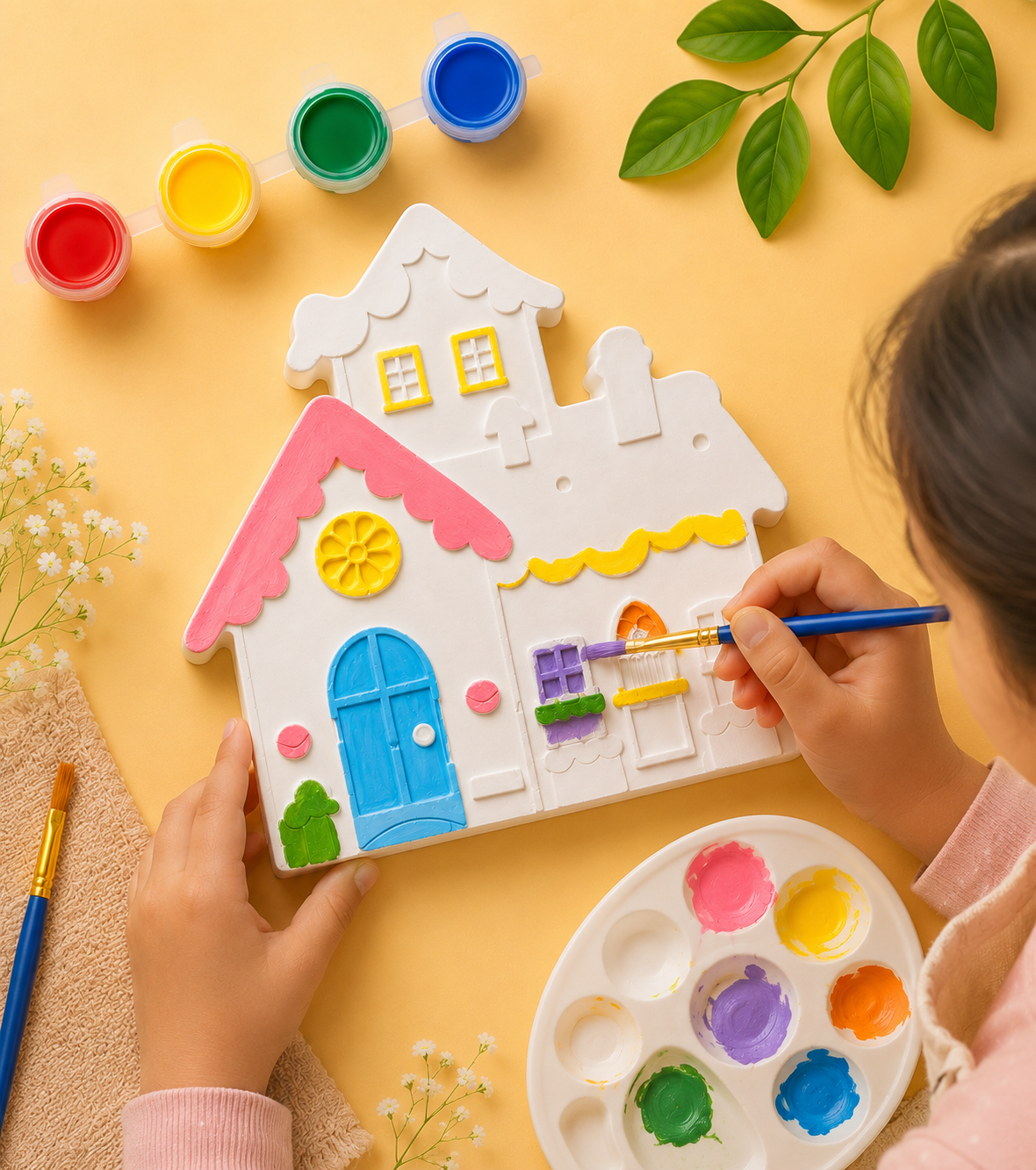 Cozy Cottage DIY Painting Kit