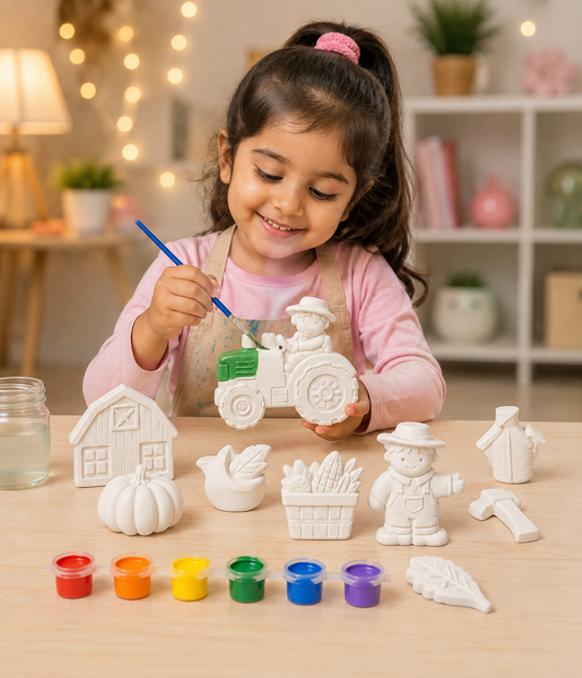 Farmhouse Adventure DIY Painting Kit (09 Piece Set)
